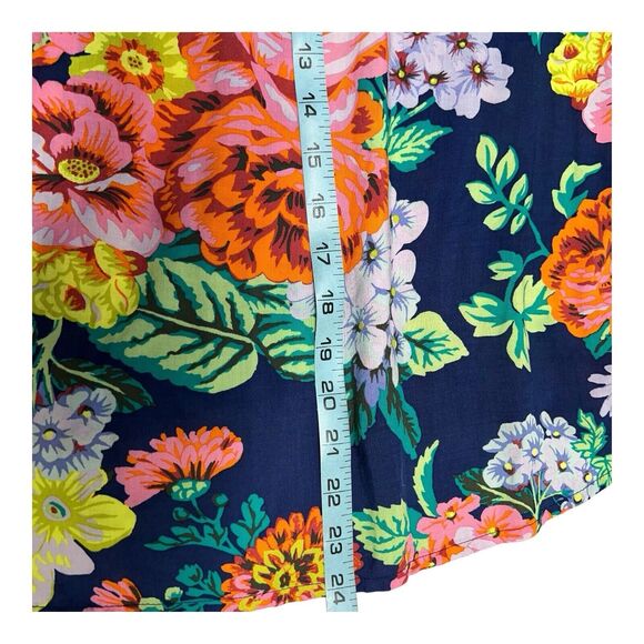 Maeve Anthropologie Melange Floral Print Tank Top Sz 12 Sleeveless Viscose - Picture 11 of 11